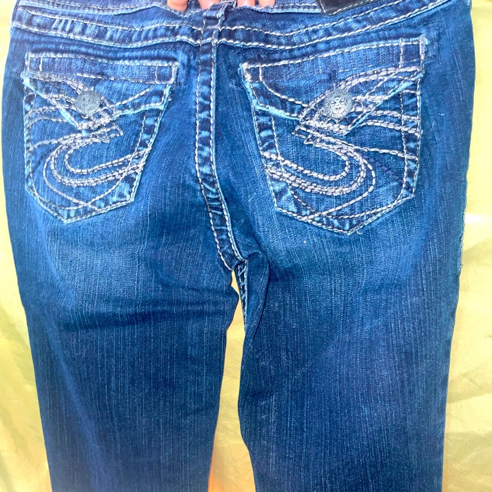 Silver jeans